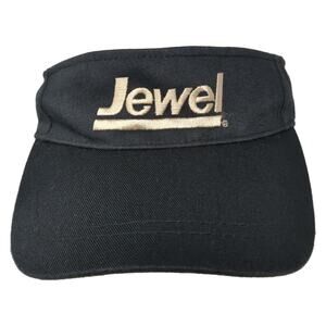 Jewel Strapback Baseball Cap Black One Size Adjustable Embroidered Big Custom